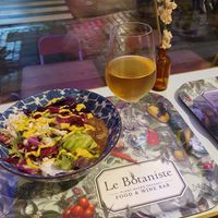 Something with potatoes and mushrooms, it is Joseph's mashed potatoes I think at Le Botaniste - Schuman in Brussels