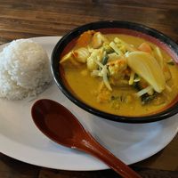 Yellow curry  at Sabaidee in Bremerton