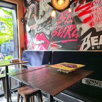 First floor at Beastie Burgers in Mechelen