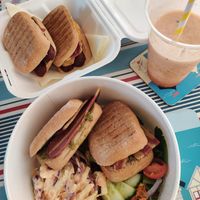 Amazing vegan food! Would highly recommend. Collected this food during covid and was amazing. Lots of choice and biodegradable packaging. at Seascape Cafe in Chapel St Leonards