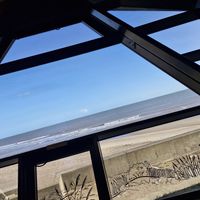 The view 😍 at Seascape Cafe in Chapel St Leonards