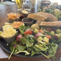 My vegan ploughman's  at Seascape Cafe in Chapel St Leonards