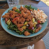 Crispy Cauliflower salad at Seascape Cafe in Chapel St Leonards