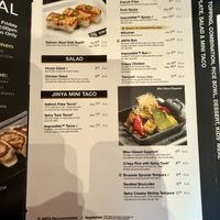 Menu  at JINYA Ramen Bar in Atlanta