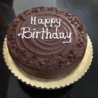 Vegan chocolate cake.  at Panaderia Cuscatleca in Los Angeles