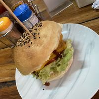 Vegan Tofu Burger   at Maya Burger Queen in Pai