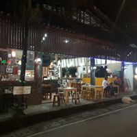 Outside at Maya Burger Queen in Pai