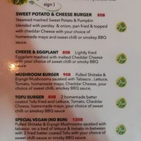 Vegan options at Maya Burger Queen in Pai