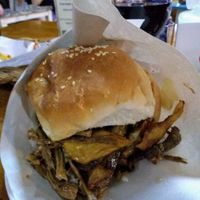 Dull and boring burger at Maya Burger Queen in Pai