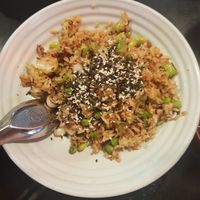 Vege fried rice at Mr Go's in Wellington