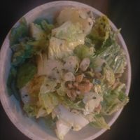 Avocado and Nari salad at Mr Go's in Wellington