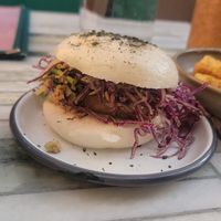 Finally they added a vegan option for the tofu bao at Mr Go's in Wellington