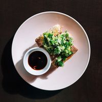 Tofu plate! at Mr Go's in Wellington