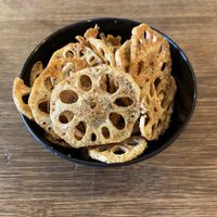 Lotus chips  at Rice Boi in Sunshine Coast