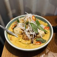Yellow tofu curry  at Rice Boi in Sunshine Coast