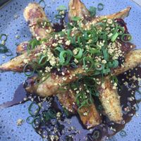 Eggplant chips at Rice Boi in Sunshine Coast