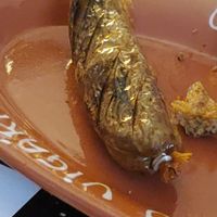 Tofu sausage at Do Vigário Pub and Records in Lisbon