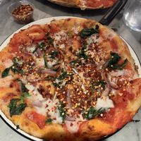 vegan padana pizza at Pizza Express in Hatfield