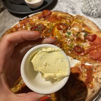 Classic vegan garlic butter  at Pizza Express - St Helier in Jersey
