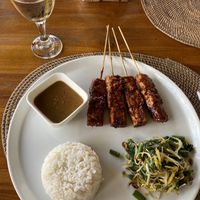 Vegan Satay  at Pissari Bali Cafe in Ubud