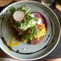 Avo toast at Suka Espresso in Pecatu
