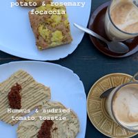 Focaccia & toastie  at Coffee Circus in Bugibba