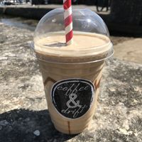 Vegan biscoff shake at Coffee & Drift in Lymington