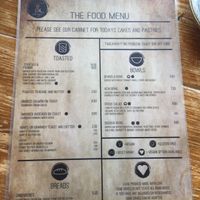 Taken 28/09/18. The menu is small, but the Vegan options feature prominently! at Coffee & Drift in Lymington