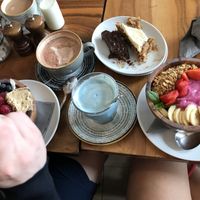 Smoothie bowls with vegan desserts at Coffee & Drift in Lymington