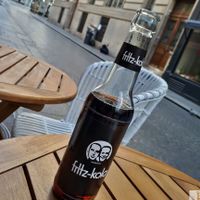 Fritz cola awesome  at VeganBioBurger in Paris