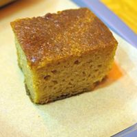 lemon cake at VeganBioBurger in Paris