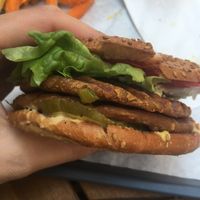 Regular “normal burger”  at VeganBioBurger in Paris
