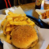 Vegan lobster roll at Sutton and Sons in East London