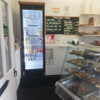 Inside at Pyramid Vegan Cafe & Bakery in Glastonbury