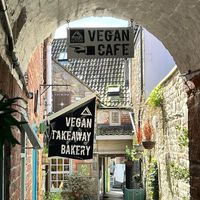   at Pyramid Vegan Cafe & Bakery in Glastonbury