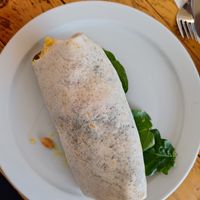 Breakfast burrito at Pyramid Vegan Cafe & Bakery in Glastonbury