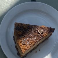 Biscoff cheesecake   at Pyramid Vegan Cafe & Bakery in Glastonbury
