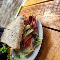 BLT at Pyramid Vegan Cafe & Bakery in Glastonbury