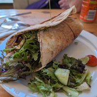 Kebab at Pyramid Vegan Cafe & Bakery in Glastonbury