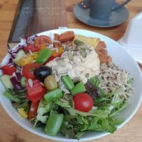 The Nourish Bowl at Pyramid Vegan Cafe & Bakery in Glastonbury