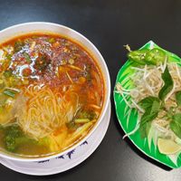 Spicy lemon grass pho at Pho Holiday in Coquitlam