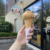 Pumpkin pie (plant based of course)  at Rocky Point Ice Cream in Port Moody