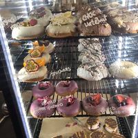 AMAZING gluten free, refined sugar free, baked vegan donuts! (even better than regular donuts!) at Mini Me Mango in Bundoora