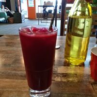 Blush juice at Just a Little Cafe in Kalgoorlie