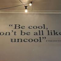 Wall art at Just a Little Cafe in Kalgoorlie