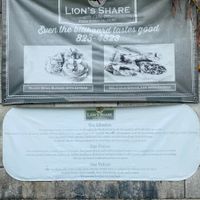  at Lion's Share Cafe in Bridgetown