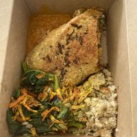 Vegan Enchilada   at Lion's Share Cafe in Bridgetown