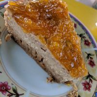 Mango cheesecake at Lion's Share Cafe in Bridgetown