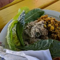 Quiche at Lion's Share Cafe in Bridgetown