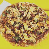 Gourmet pizza at Lion's Share Cafe in Bridgetown